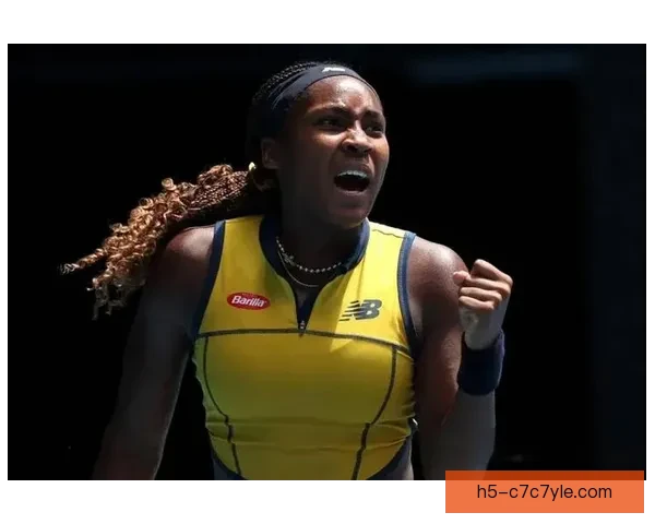 状态全无高芙完败止步澳网四强